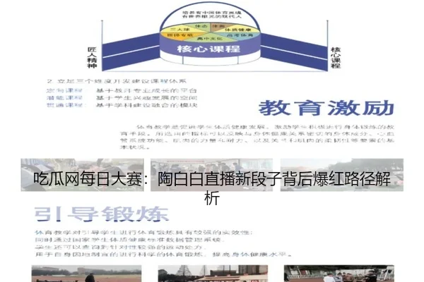 吃瓜网每日大赛：陶白白直播新段子背后爆红路径解析